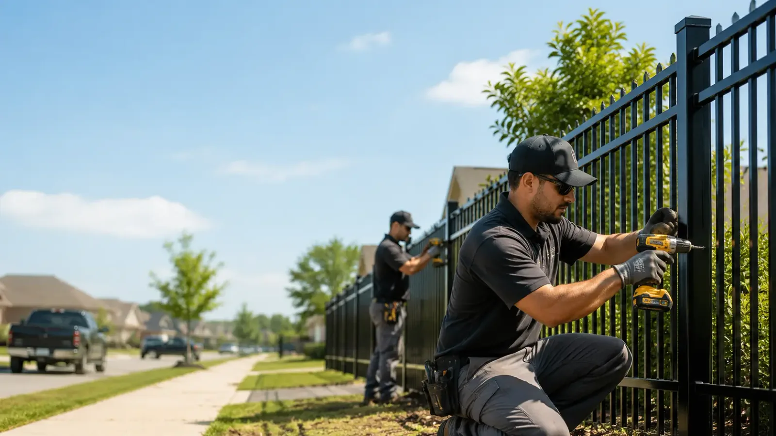 Metal Fence Installation in Hulen, KY
